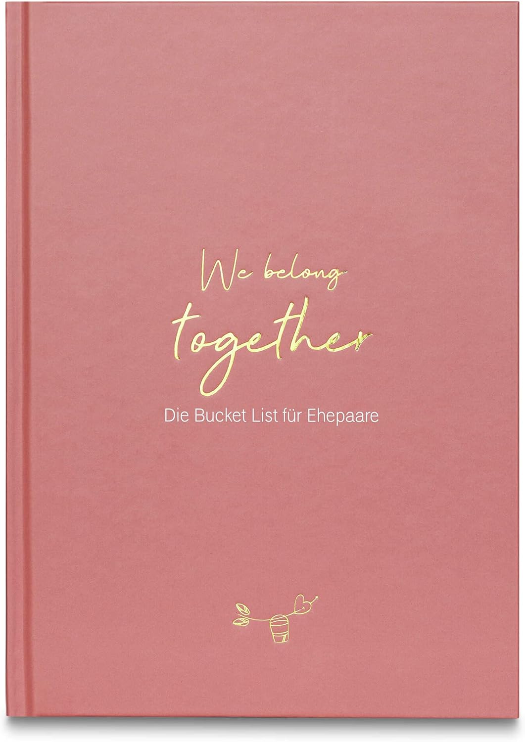 Bucket List für Paare - Hochzeitsgeschenk in Gold-Optik