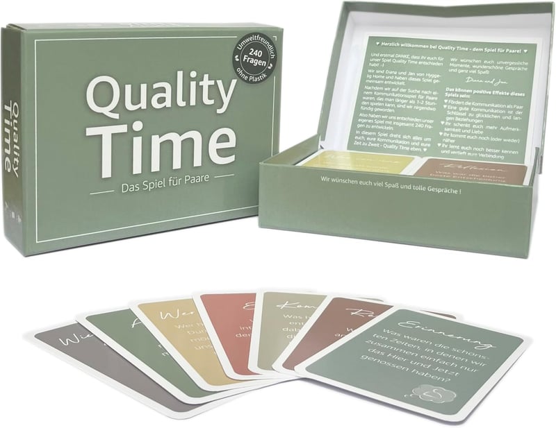 Hyggelig Home - Spiel für Paare mit 240 Fragen für Qualität zu zweit