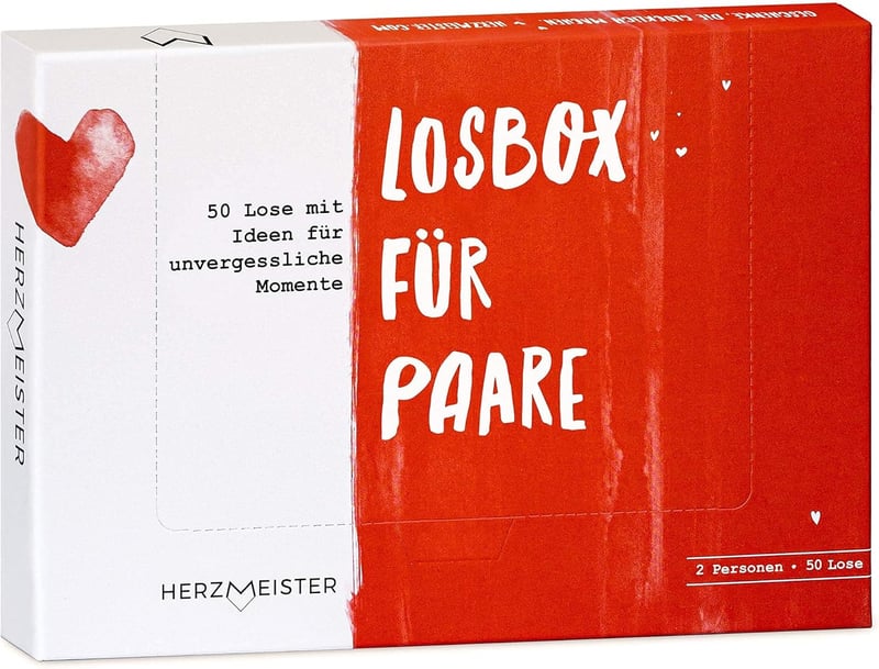 Losbox für Paare - 50 Ideen für unvergessliche Momente