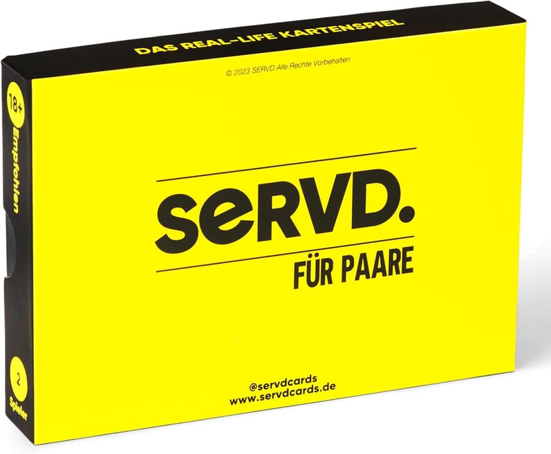Real-Life Kartenspiel für Paare – SERVD