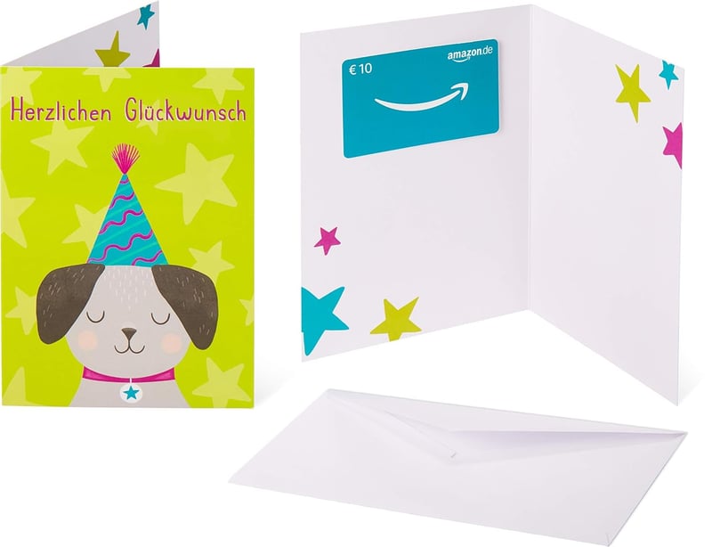 Geschenkkarte in Grußkarte für jede Gelegenheit