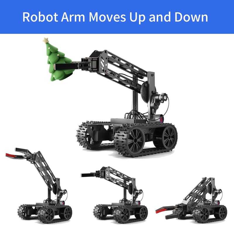 Roboterarm Bausatz mit Fernbedienung für Kinder ab 8, STEM-Spielzeug
