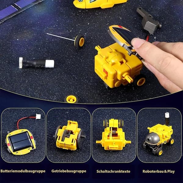 6-in-1 Solar Roboter Spielzeug für Kinder ab 8 Jahren - Coole Geschenkidee