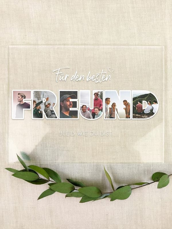 Personalisierte Acryl Foto Geschenke für Freunde