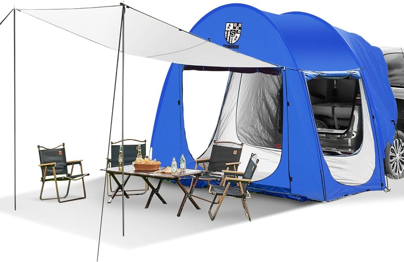 Geräumiges SUV-Campingzelt mit 4000mm wasserdicht, für bis zu 4 Personen