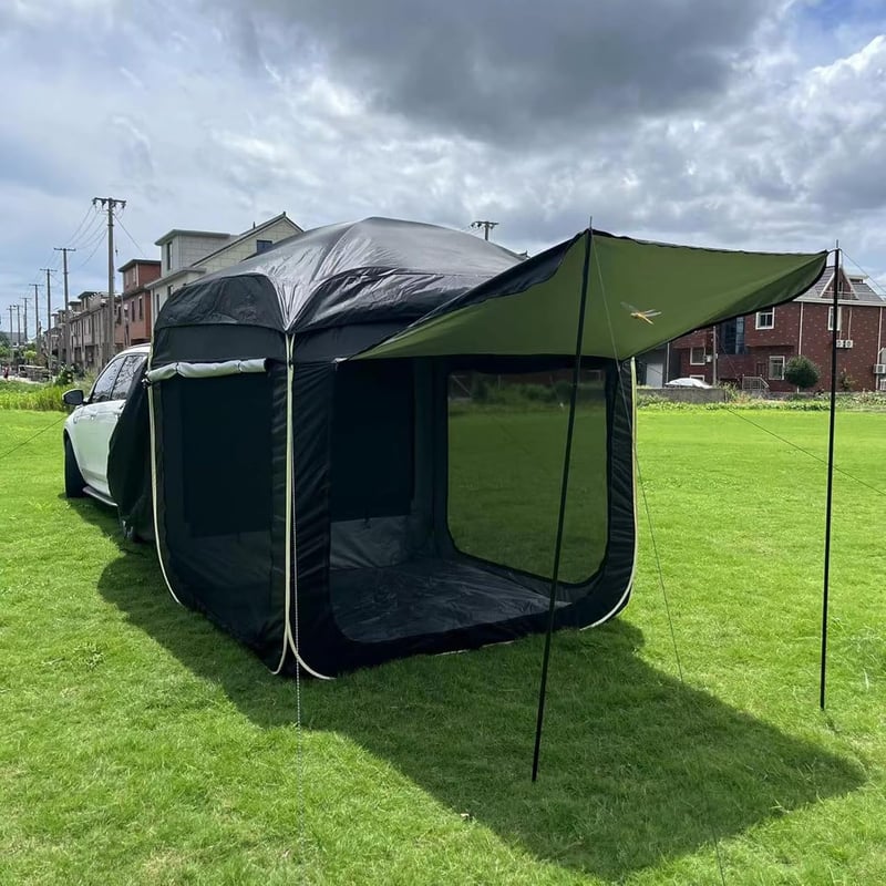 Heckzelt für SUVs – Wasserdichtes Vorzelt für 5-8 Personen (200x200x200cm)