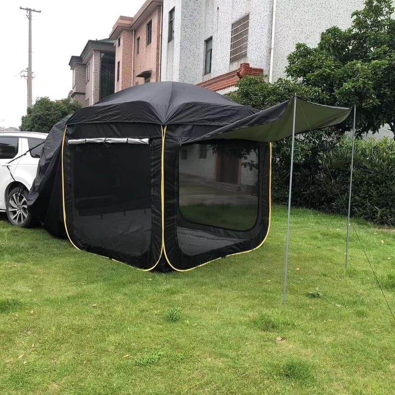 Heckzelt für SUVs – Wasserdichtes Vorzelt für 5-8 Personen (200x200x200cm)