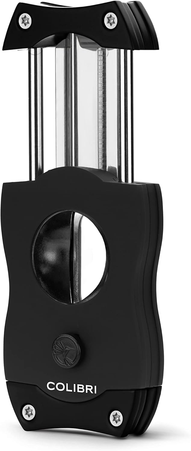 Colibri V-Cut Zigarrenschneider für 60+ Ringmaß-Zigarren – Schwarz