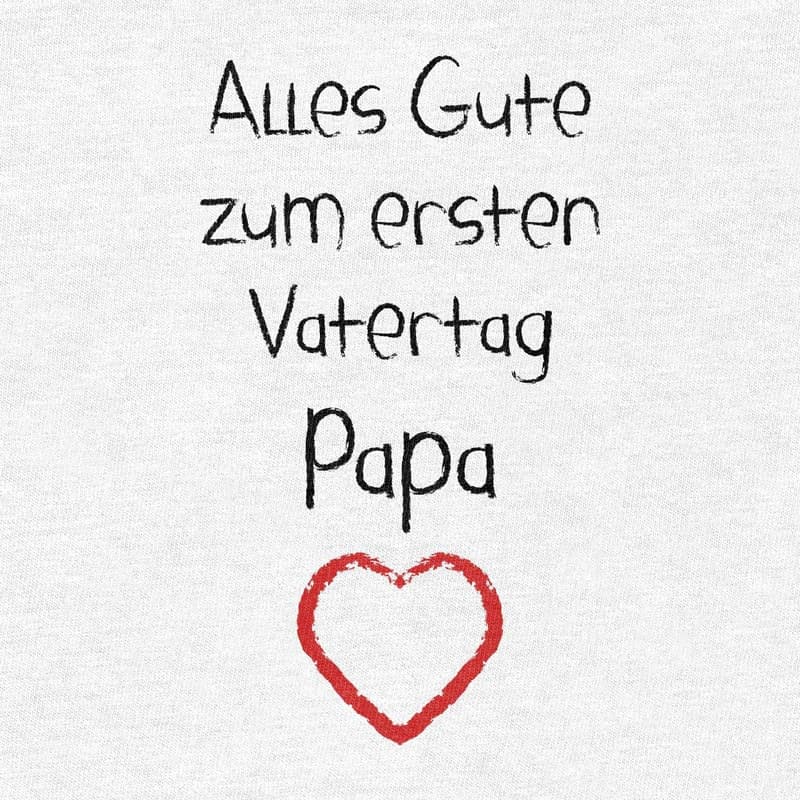 Erster Vatertag Baby Body für Jungen und Mädchen – Papa Geschenk