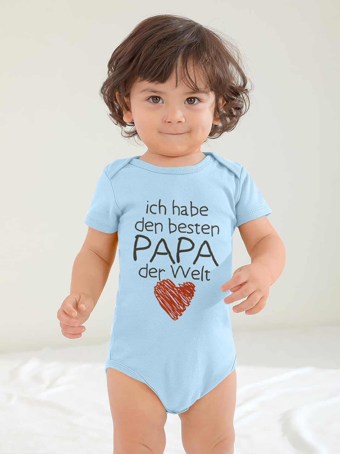 Vatertagsgeschenk: Baby Strampler 