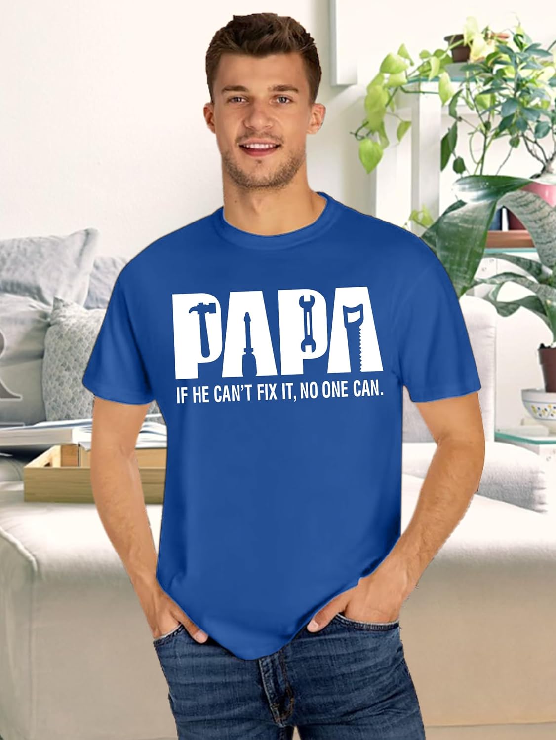 Vatertags-T-Shirt für Papa in den Größen S-XXL