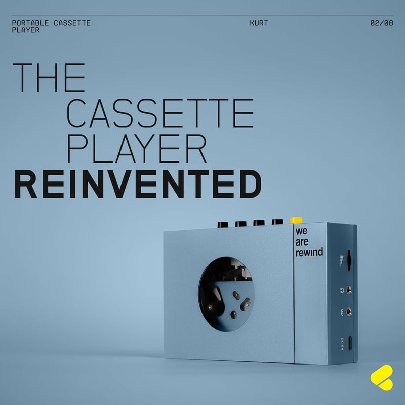 WeAreRewind Kassettenplayer WE-001-B1