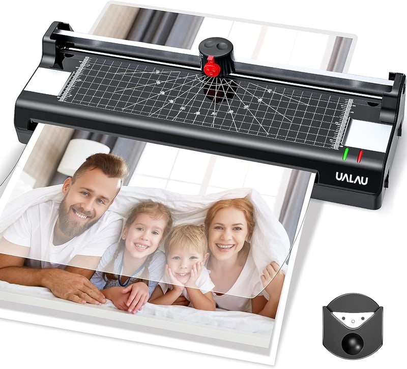UALAU A3 Laminiergerät 7-in-1 Set mit Laminierfolien und Papierschneider