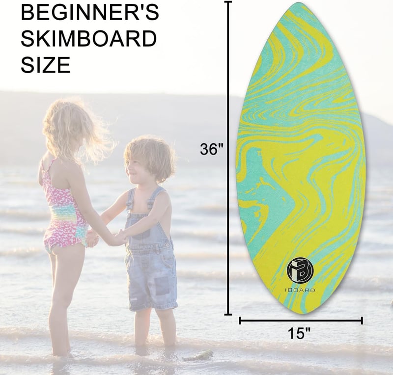 Hochglanz Skimboard aus Holz, 91,4 cm - für Kinder und Anfänger