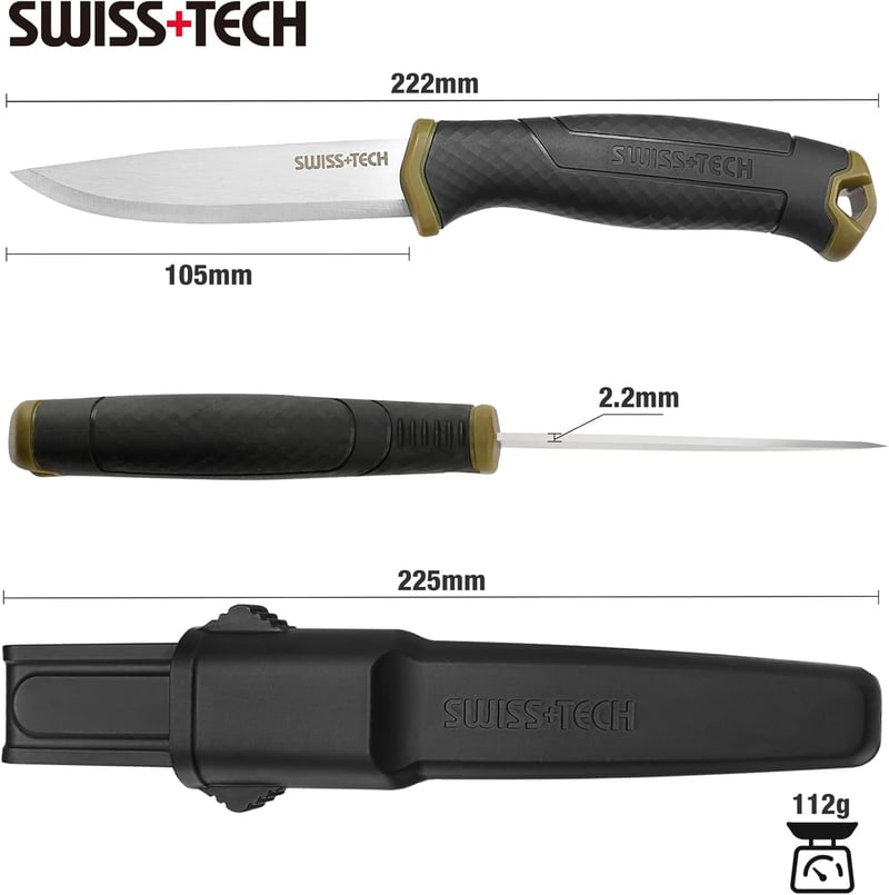 Jagdmesser mit feststehender Klinge für Männer – Ideal für Outdoor-Abenteuer
