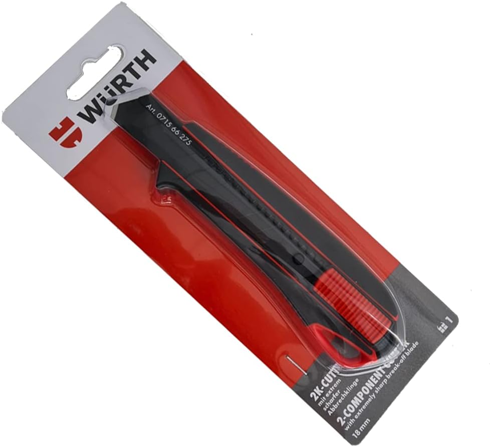 Würth Cuttermesser 18 mm mit 3 Abbrechklingen
