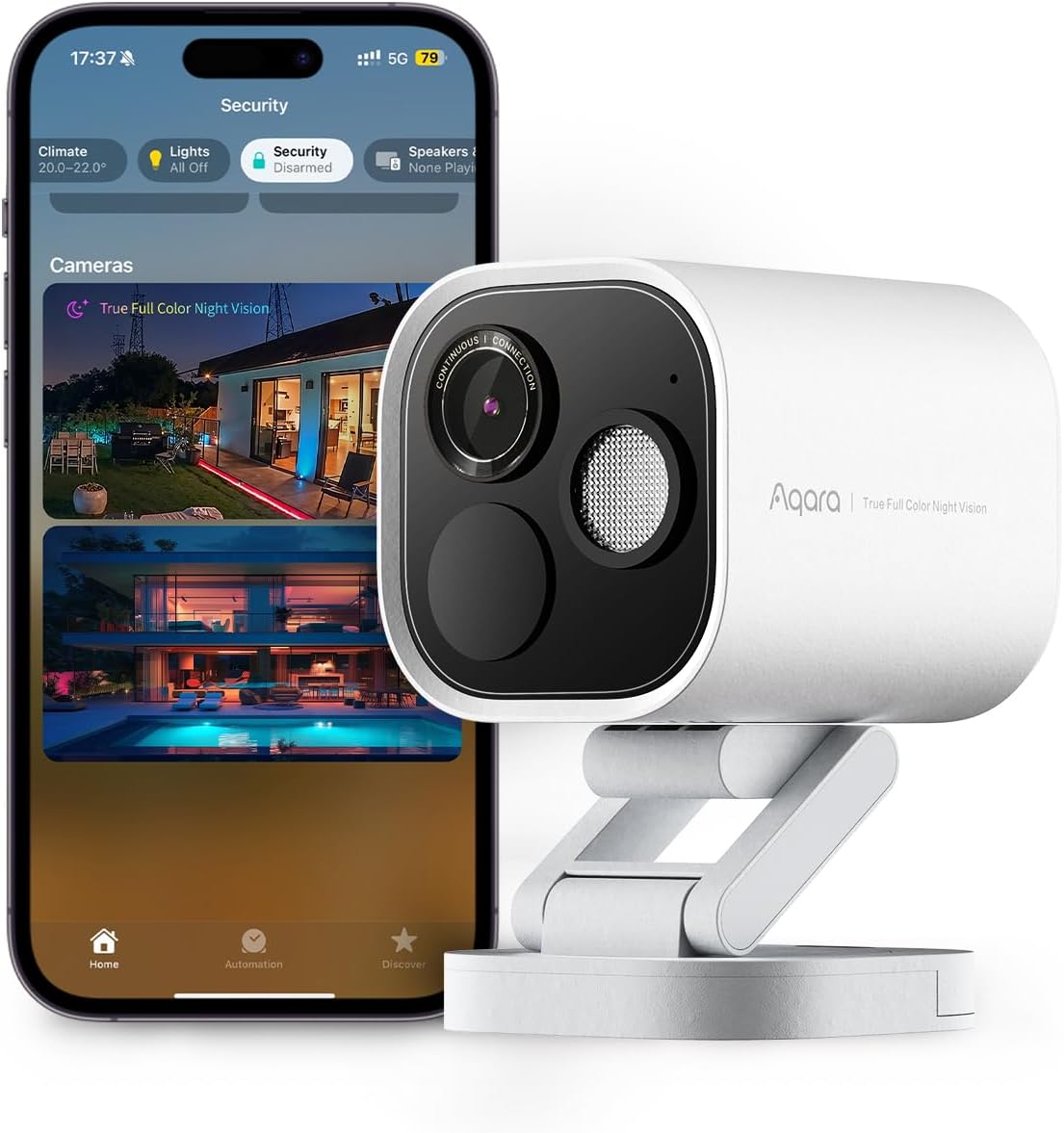 Aqara 4MP Überwachungskamera für Außen mit Nachtsicht und HomeKit