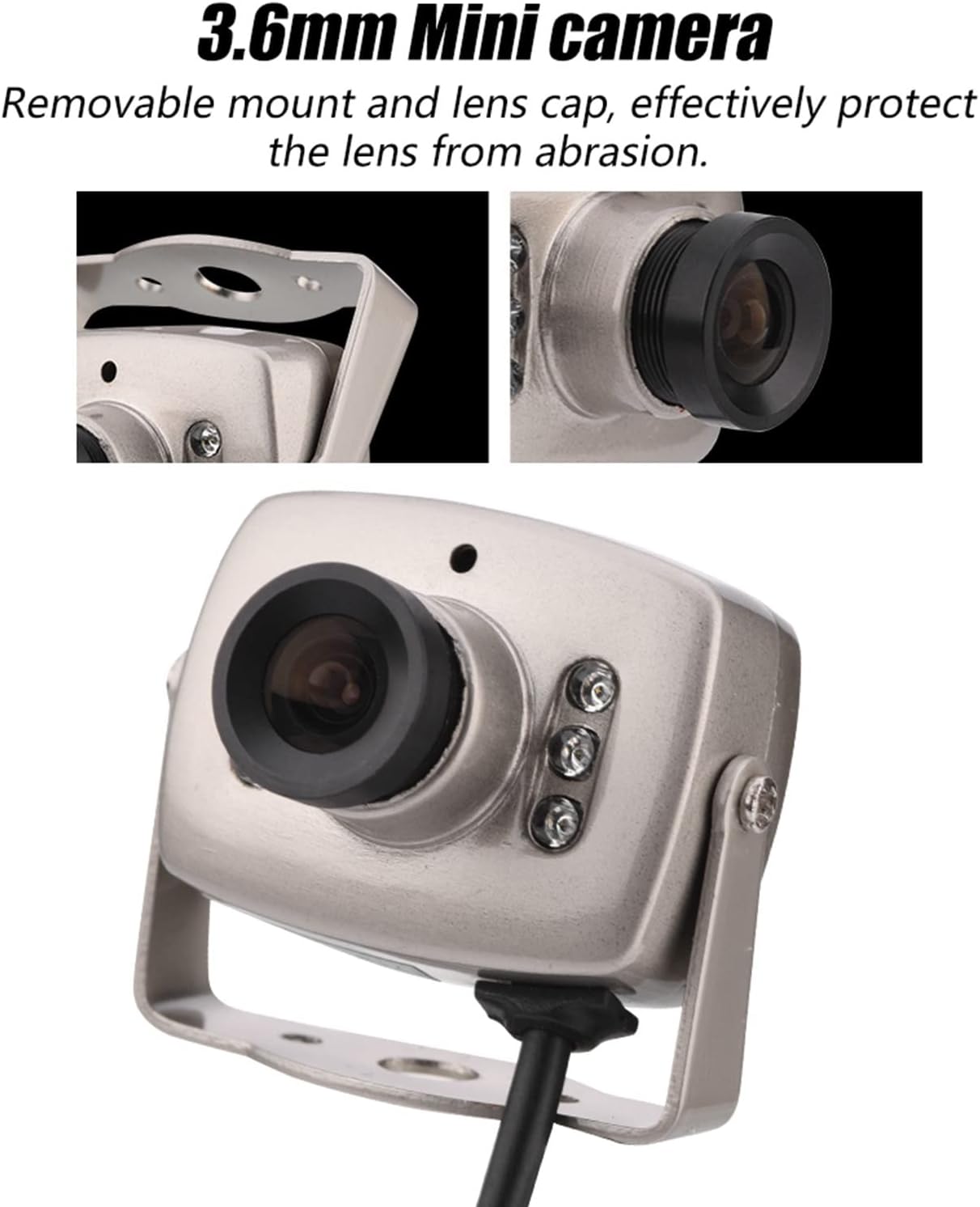 Mini-Kamera mit Nachtsicht und 6 LEDs für CCTV-Überwachung