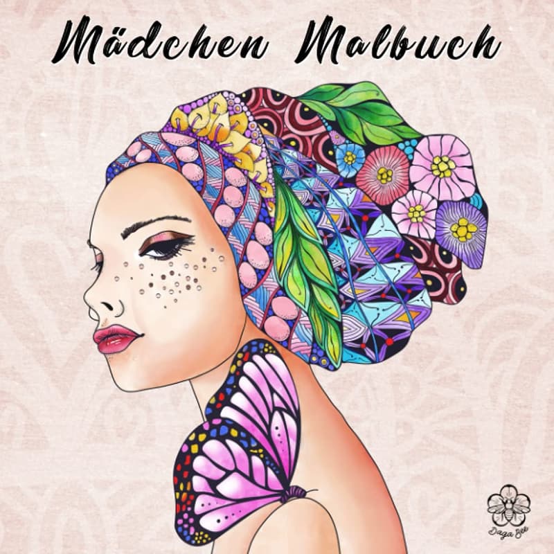 Zentangle Malbuch für Mädchen ab 12 Έτη - Kreativität & Entspannung fördern