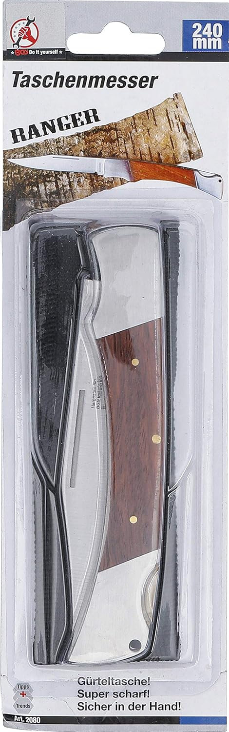 BGS Diy 2080 Taschenmesser 240 mm – Praktisches Werkzeug für Profis