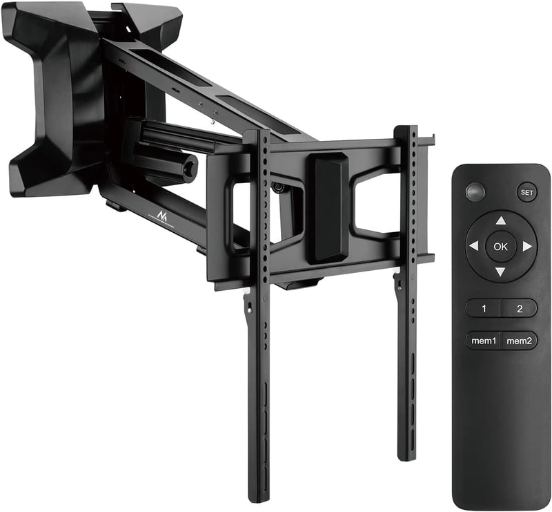 Höhenverstellbare TV Wandhalterung mit Fernbedienung für 37-70 Zoll