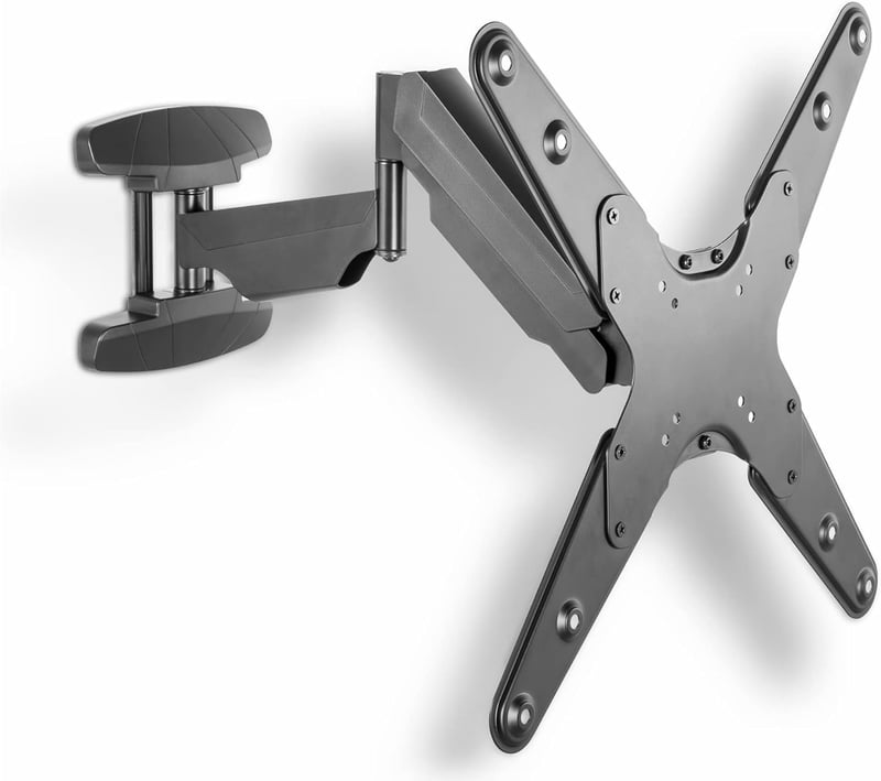 Schwenkbare TV-Wandhalterung für 23-55 Zoll Fernseher – Höhenverstellbar, inkl. Montagematerial