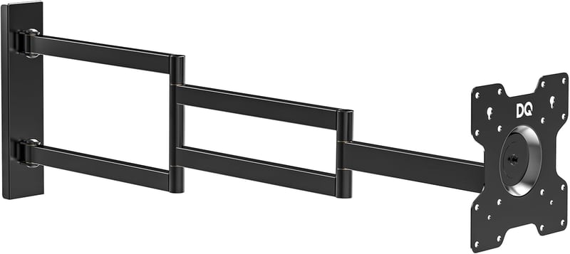 Vollbewegliche TV Wandhalterung DQ Rotate XL - VESA 200x200 mm, Schwarz