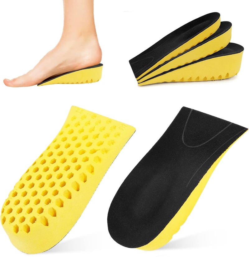 Atmungsaktive Erhöhungseinlegesohlen für Männer und Frauen (2,5 cm)