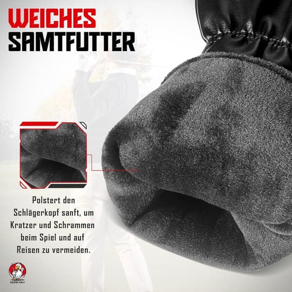 Premium Golfschlägerhauben für Driver und Woods – universell kompatibel