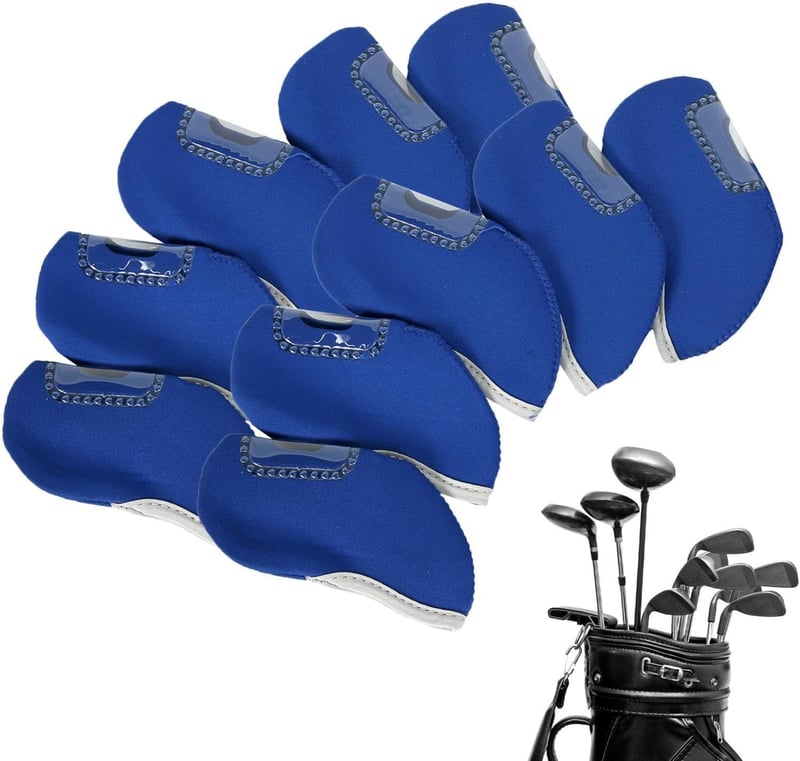 Sichtbare Golfschlägerabdeckungen, 10er Set in verschiedenen Farben