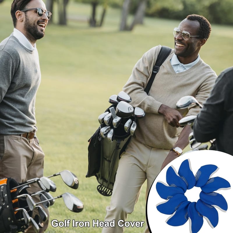 Sichtbare Golfschlägerabdeckungen, 10er Set in verschiedenen Farben