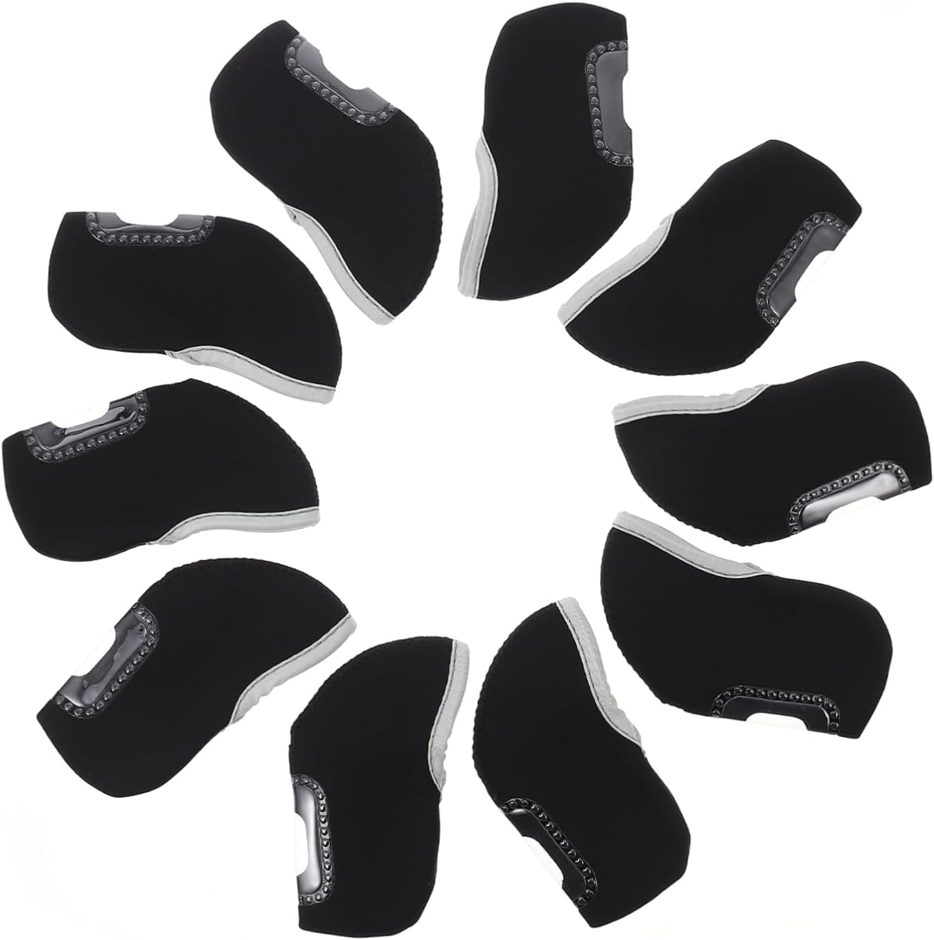 Golf-Eisen Set mit Neopren Putter Kopfabdeckung – Schwarz