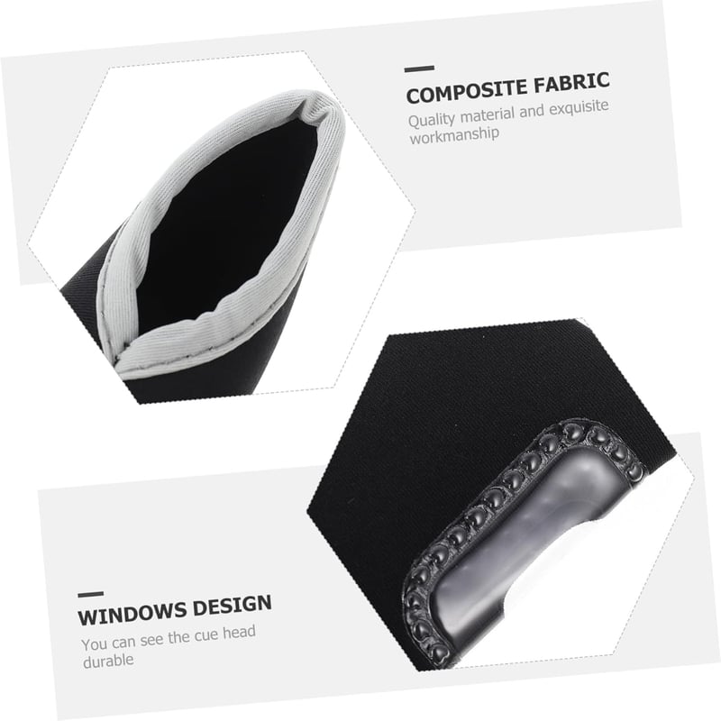Golf-Eisen Set mit Neopren Putter Kopfabdeckung – Schwarz