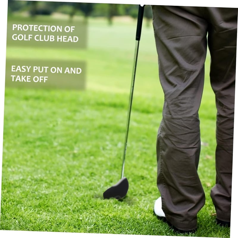 Golf-Eisen Set mit Neopren Putter Kopfabdeckung – Schwarz