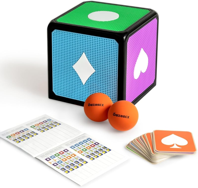 Bounce Cube Ballspiel für Erwachsene – Geschicklichkeitsspiel zur Stressreduzierung (schwarz)