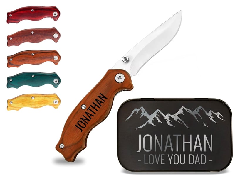 Personalisierter graviertes Taschenmesser für Groomsmen