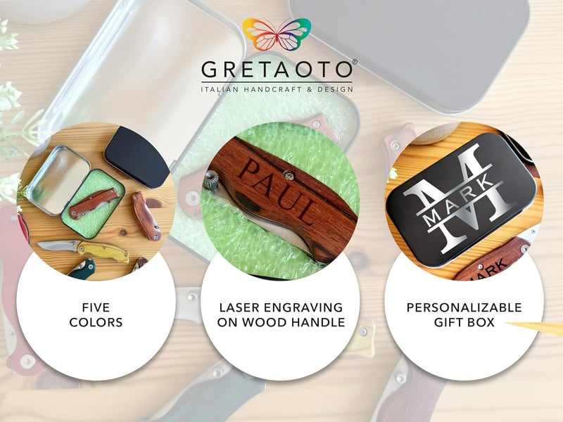 Personalisierter graviertes Taschenmesser für Groomsmen