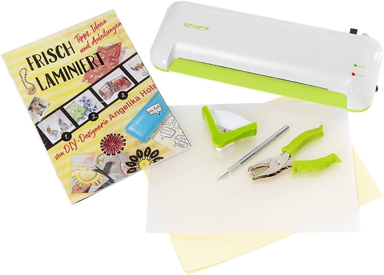 GENIE 4-in-1 Laminiergerät Kreativset mit Laminierfolien