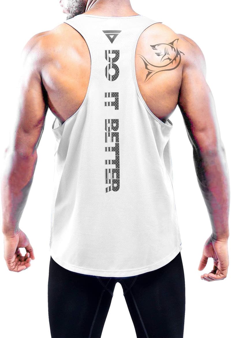 Herren Tank Tops 1 oder 3er Pack - Atmungsaktive Muskelshirts für Fitness