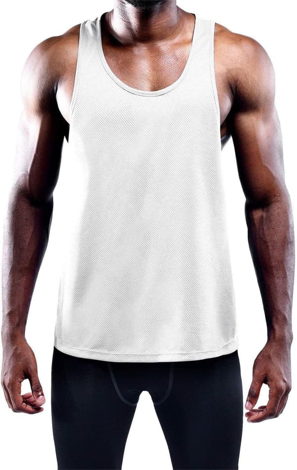 Herren Tank Tops 1 oder 3er Pack - Atmungsaktive Muskelshirts für Fitness