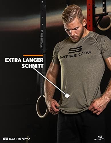 Sportshirt Herren Slim Fit - Kurzarm Funktionsshirt für Fitness und Laufen
