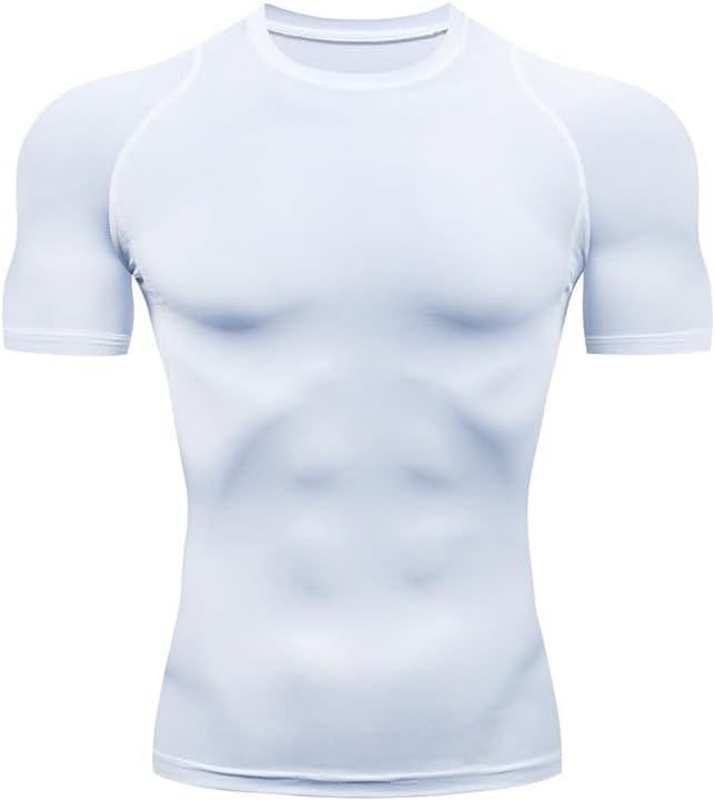 Herren Kurzarm Kompressionssportshirt – Atmungsaktive Funktionsbekleidung