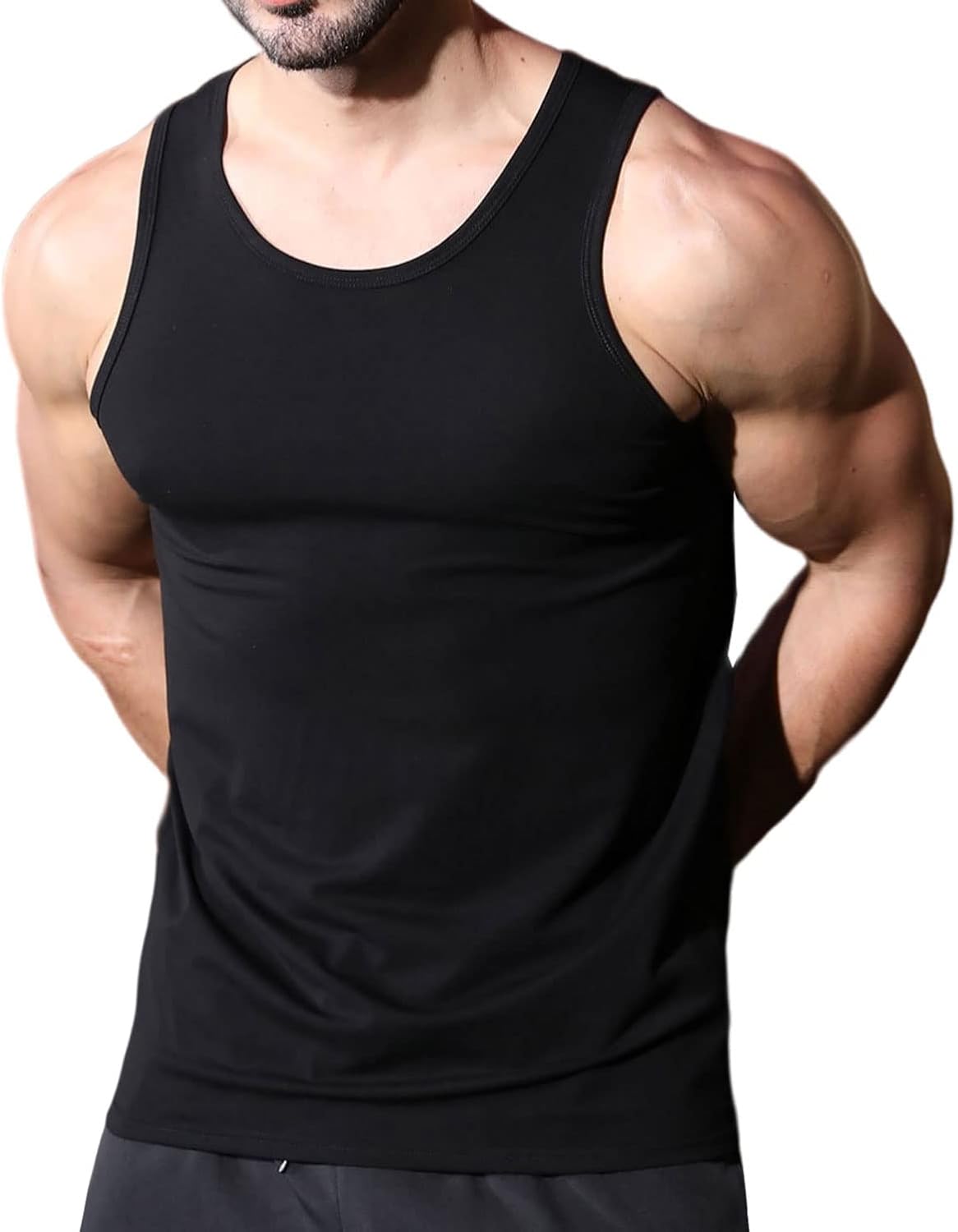 Herren Baumwolle Fitness Tanktop für das Training
