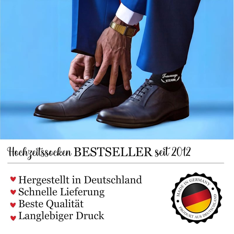 Trauzeugen-Socken 