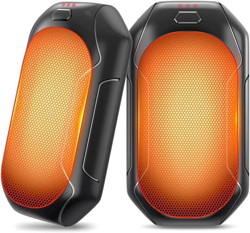 Wiederaufladbare Handwärmer 2 Stück, 5200mAh, 10+ Std. für Winteraktivitäten