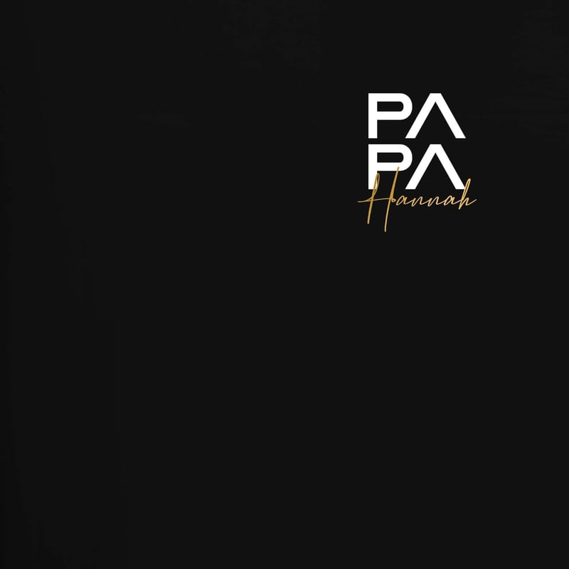 Personalisierbares Herren T-Shirt für werdende Väter - Schwarz
