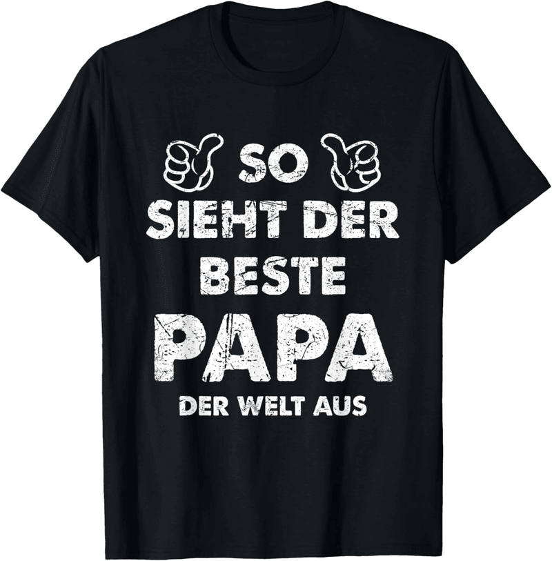 Lustiges T-Shirt für den besten Papa der Welt