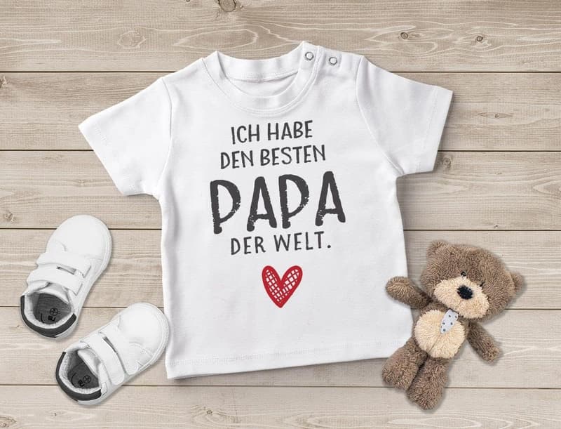 Baby T-Shirt mit Spruch 