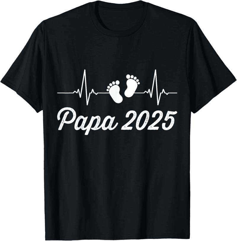 Frequenz Herzschlag T-Shirt für Väter 2025