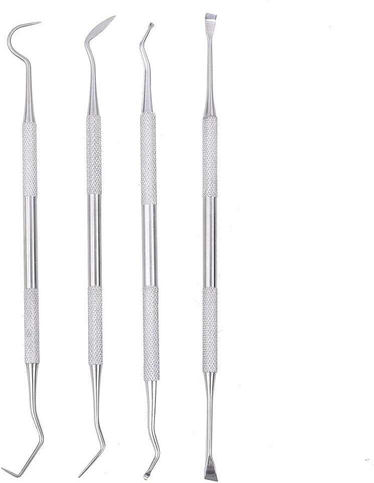 Waffenreinigungsset aus Edelstahl, 4-teiliges Reinigungspick für Rostpflege